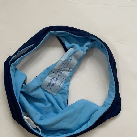 BECCA by Rebecca Virtue Maya jetsetter reversible bikini Navy blue bottoms M - Picture 7 of 7